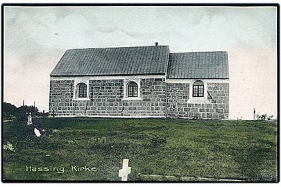 Hassing Kirke. Stenders no. 8115. 