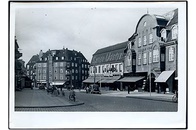 Holbæk, Algade. Fotografi ca. 13x18 cm. Forlæg til fremstilling af postkort fra Rudolf Olsens Kunstforlag. 