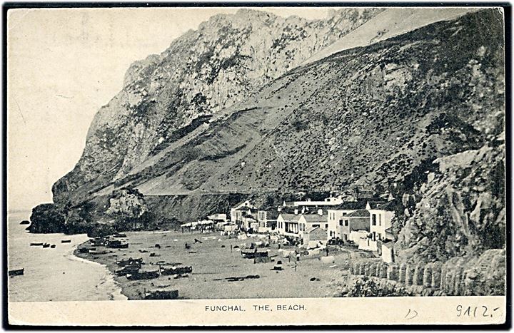 1½d George V på Canadian Pasific Cruise postkort (Funchal, Madeira) annuleret London F.S. / Paquebot d. 16.12.1927 til White River, USA.