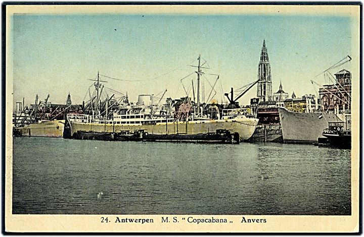 Copacabana, M/S, i Antwerpen. No. 24.