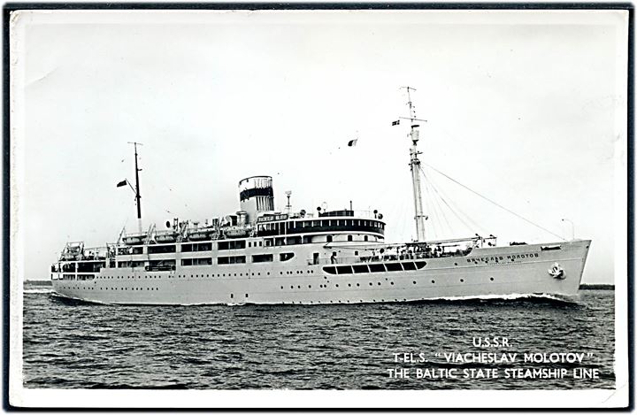 Viacheslav Molotov, M/S, The Baltic State Steamship Line. 