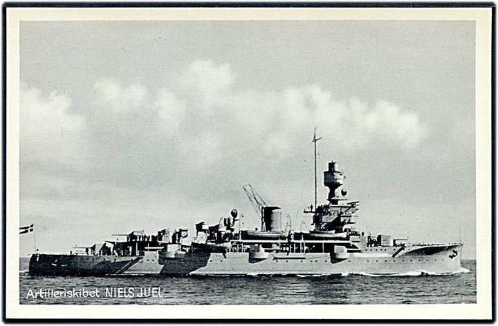 Niels Juel, artilleriskib. V. Thaning & Appel Marinepostkort serie G no. 56.