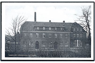 Ladelund, Laboratorie og Mejeri. Stenders no. 64474.
