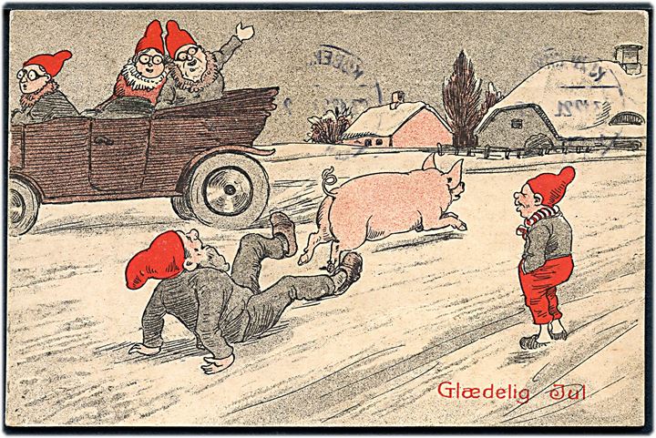 Nisser jagter en gris af Fritz Kraul. Stenders u/no.