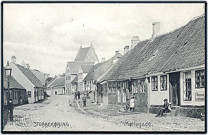 Stubbekøbing, Møllegade. G. Bruuns Forlag no. 2480. 