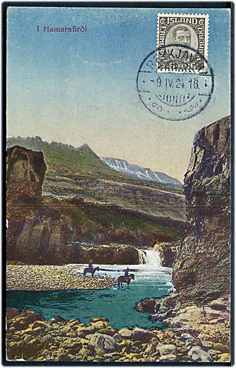 Island, fra Hamarsfjörður. E. Jacobsen & Verzlunin u/no. 