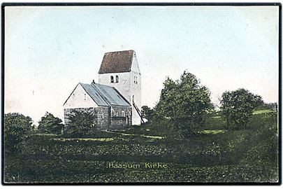 Haasum kirke. Stenders no. 6952.
