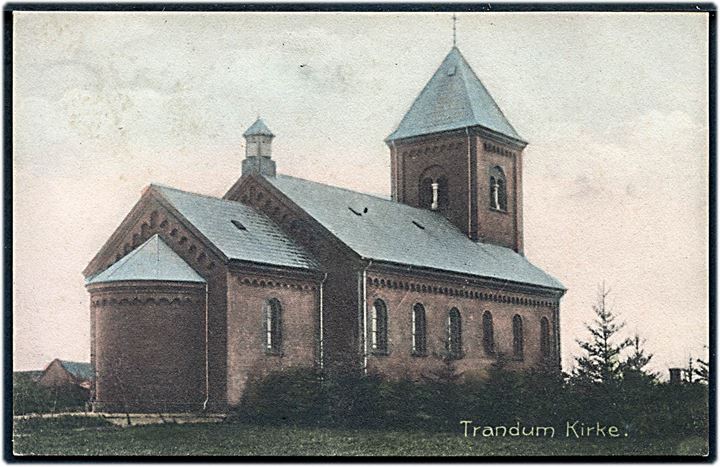 Trandum kirke. Stenders no. 8786.
