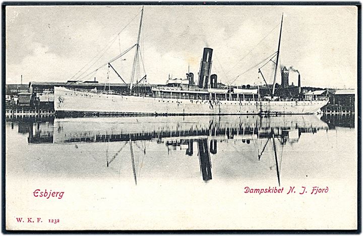 “N. J. Fjord”, S/S, DFDS i Esbjerg. Warburg no. 1232. Kvalitet 8
