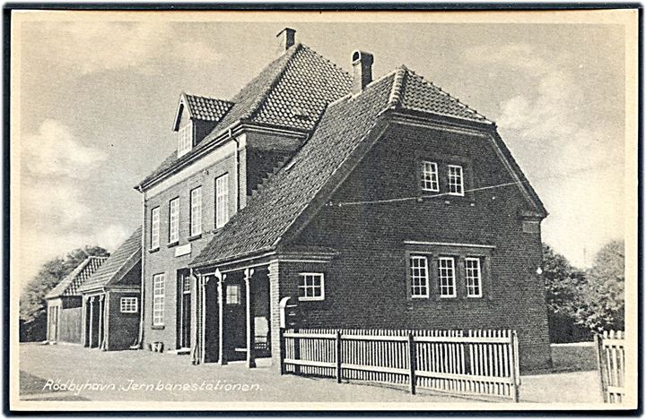Rødby Havn, jernbanestation. P. Andersen no. 6250. Kvalitet 9
