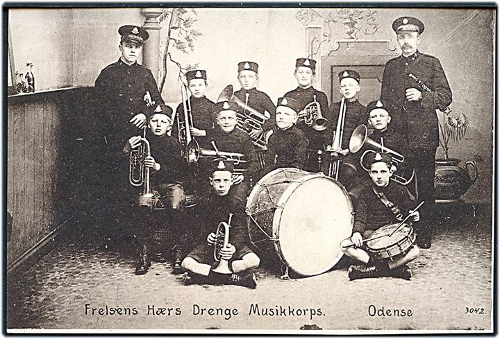 Odense, Frelsens Hærs Drenge Musikkorps. No. 3042. Kvalitet 9