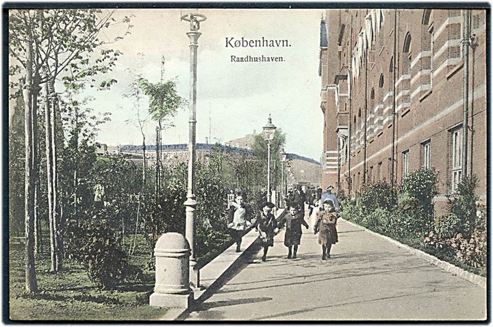 Købh., Raadhushaven. Frits Benzen no. 187. Kvalitet 9