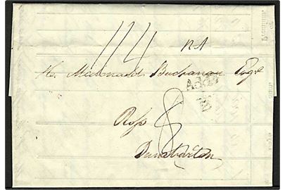 1827. Foldebrev fra Bank of Scotland dateret d. 24.9.1824 til Dumbarton.
