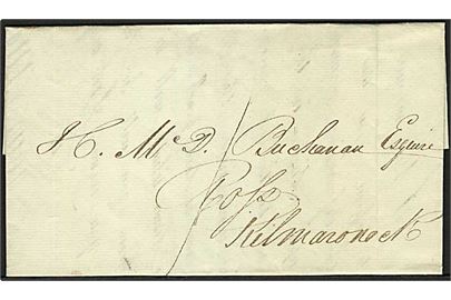 1825. Foldebrev dateret d. 28.9.1825 til Dumbarton.