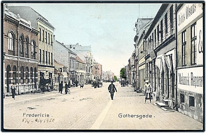Fredericia, Gothersgade. P. Hestbek no. 1721. Kvalitet 8