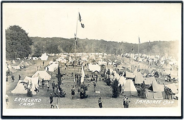 2. Verdens Jamboree Ermelunden 1924. Fotokort u/no. Kvalitet 8