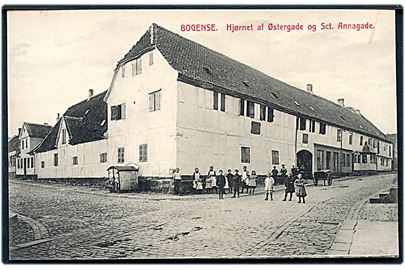 Bogense, hjørnet af Østergade og Sct. Annegade. N. Ehlerts no. 32010.