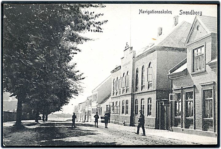 Svendborg, Navigationsskolen. P. Alstrup no. 3402.