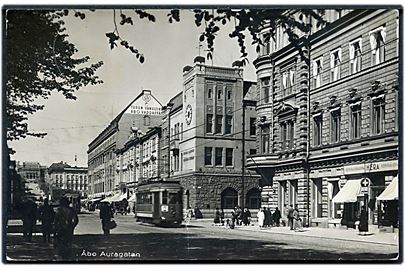 Åbo, Auragatan. Fotokort no. 153.