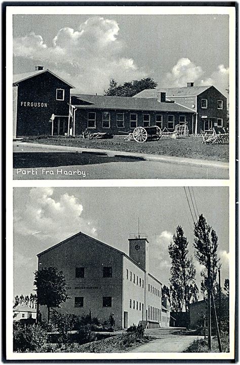 Haarby, Furguson landbrugsmaskiner og Fengers Konservesfabrik. ¨N. Pilegaard no. 94076.