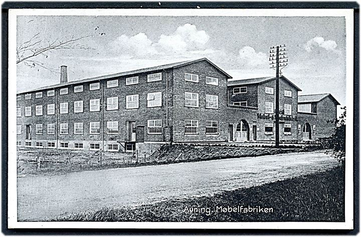 Auning, Møbel og Madresfabrik v/N.C. Jensen. Stenders no. 67196.