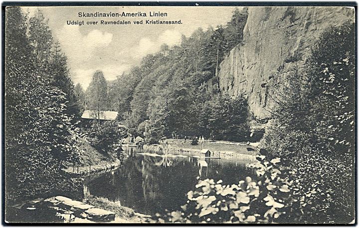 Kristianssand, Ravnedalen. Skandinavisk-Amerika Linien U/no.