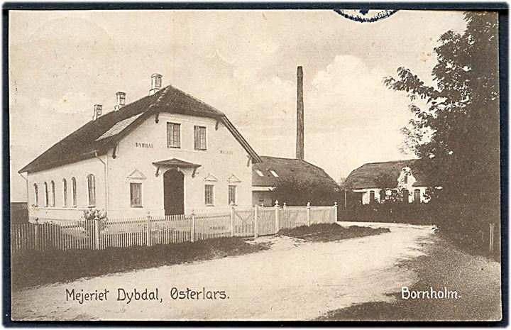 Østerlars, Mejeriet Dybdal. P. Alstrup no. 3732.