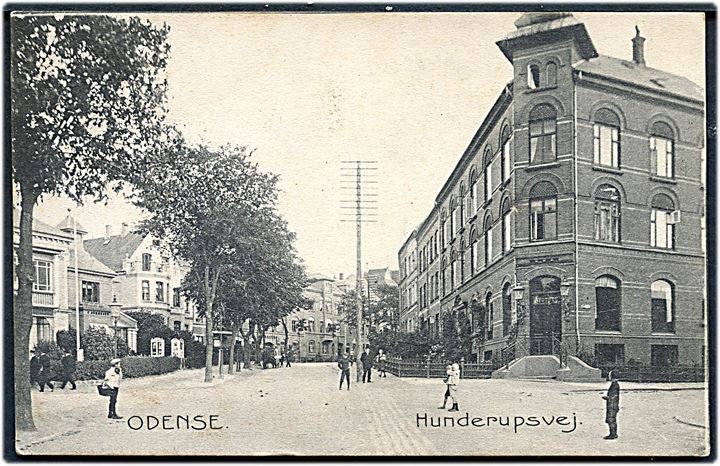 Odense, Hunderupvej. Stenders no. 3961.