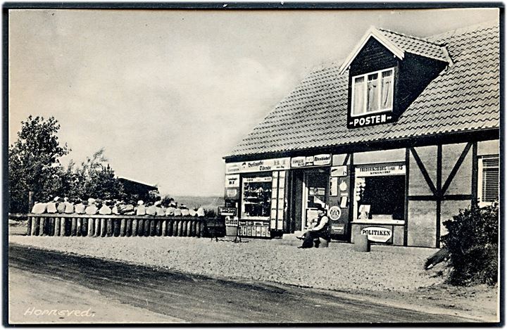 Hornsved, Posten kiosk. No. 16043.
