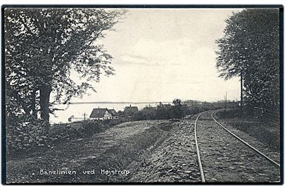 Banelinien ved Højstrup, Helsingør. K. Nielsen no. 25416.