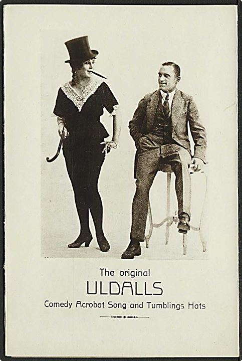 De originale Uldalls. U/no. 3 fløjet kort.