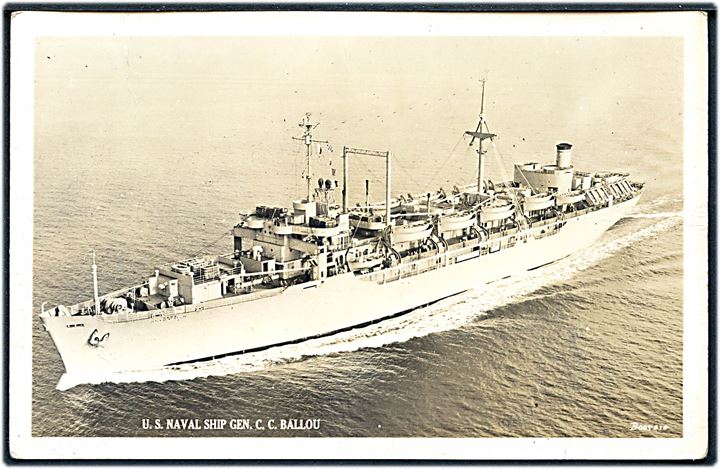 USNS Gen. C. C. Ballou, amerikansk troppetransportskib. MSTS. U/no.