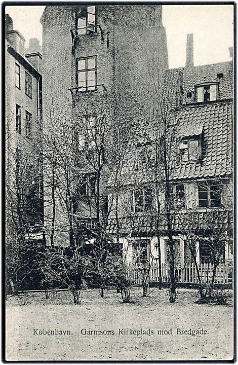 København. Garnisions Kirkeplads mod Bredgade. Fritz Benzen type III no. 595