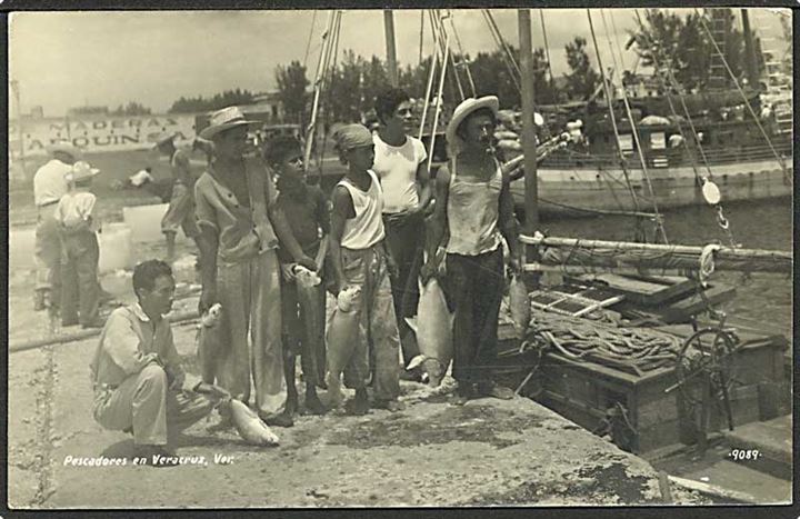 Fiskere i Veracruz, Mexico. No. 9089.