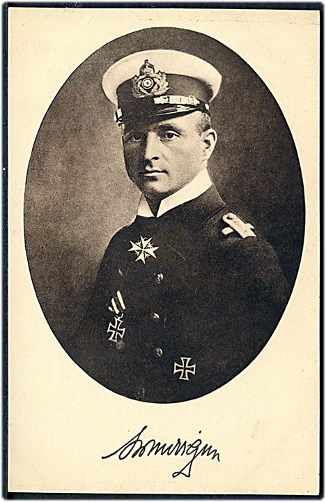 Otto Weddingen (1882-1915) Kommandør på den tyske ubåd U9.