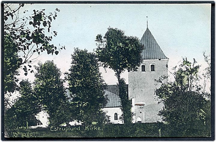 Estruplund kirke. Stenders no. 8480.