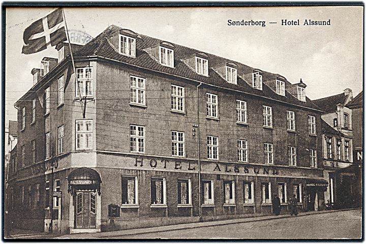 Sønderborg, Hotel Alssund. Chr. Qvist no. a 56.