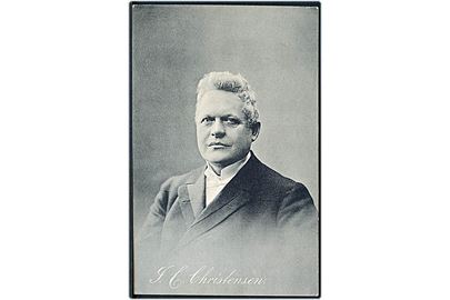 J.C. Christensen, var Danmarks 17. konseilspræsident fra 1905 til 1908. U/no.