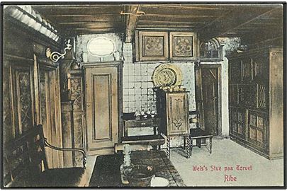 Weis's stue paa Torvet i Ribe. W.K.F. no. 1848.