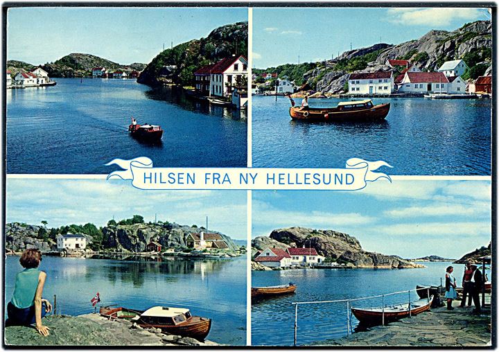 Norge, Hilsen fra Ny Hellesund. Normanns u/no.
