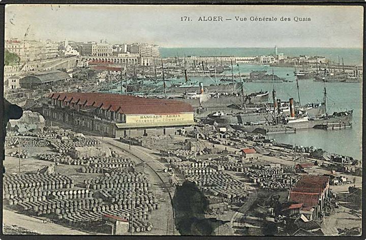 Havneparti fra Quais, Algeriet. No. 171