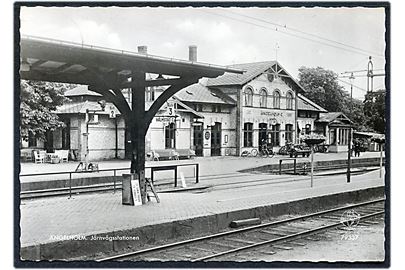 Sverige. Ängelholm. Jernbanestationen. Pressbyrån no. 79337.