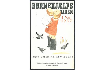 Børnehjælpsdagen 1937. Efter plakat tegnet af Erik Stockmarr. W. Søborg u/no.