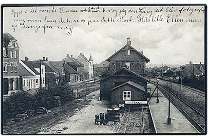Parti fra Ry Station. K. Baunsgaard no. 25811.