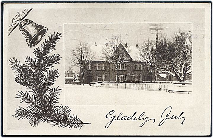 Julekort fra Rønne Postkontor. Stenders no. 259.