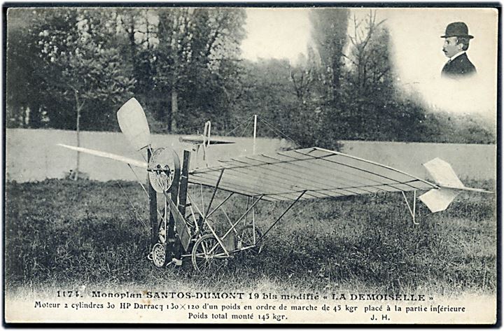 Santos-Dumont's flyver La Demoiselle. No. 1174.