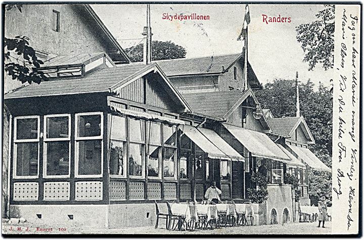 Randers Skydepavillonen. J.M.J. no. 100.