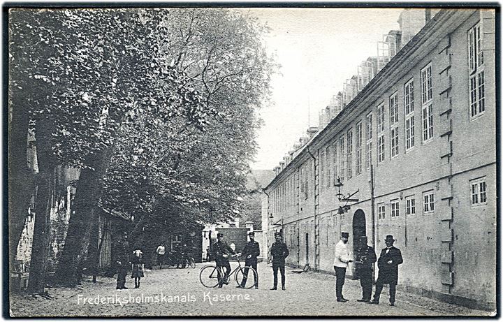 Frederiksholms Kanals Kaserne. G. Brøns Høeg no. 18706. Kvalitet 8