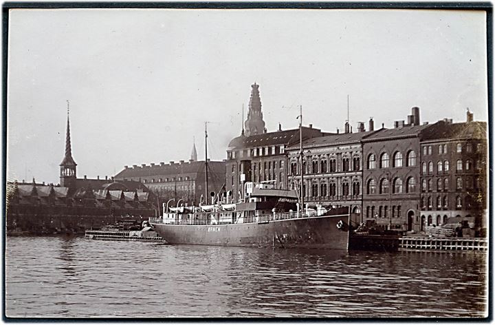 “Ørnen”, S/S, D/S paa Bornholm af 1866, i København. Fotokort u/no. Kvalitet 8