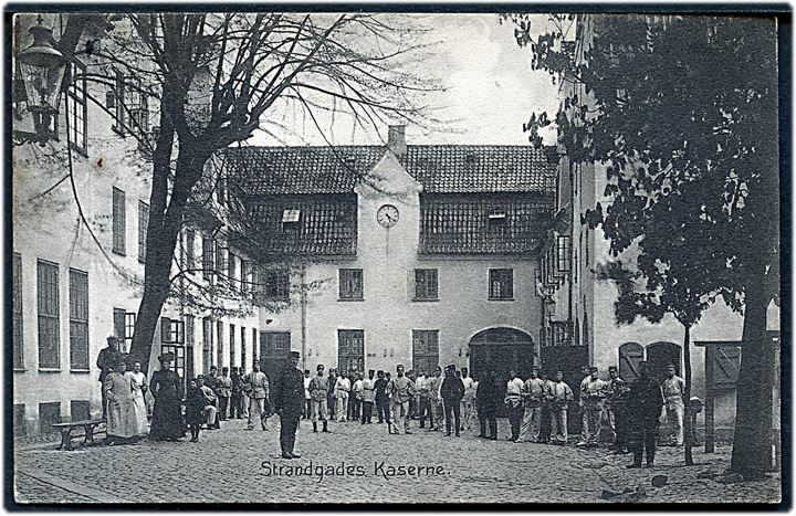 Strandgades Kaserne. G. Brøns Høg no. 18596. Kvalitet 8